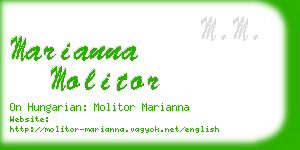 marianna molitor business card